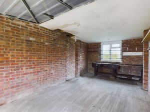 Garage interior- click for photo gallery